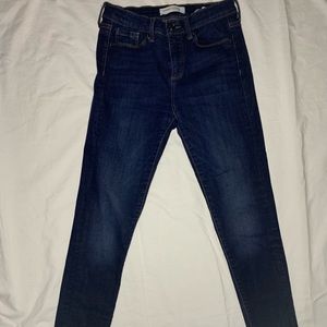 Banana Republic high rise skinny ankle jeans